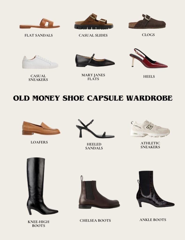 Old Money Shoe Capsule Wardrobe