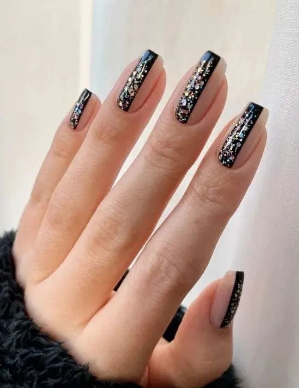 black nails