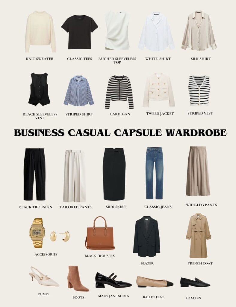 Business Casual Capsule Wardrobe