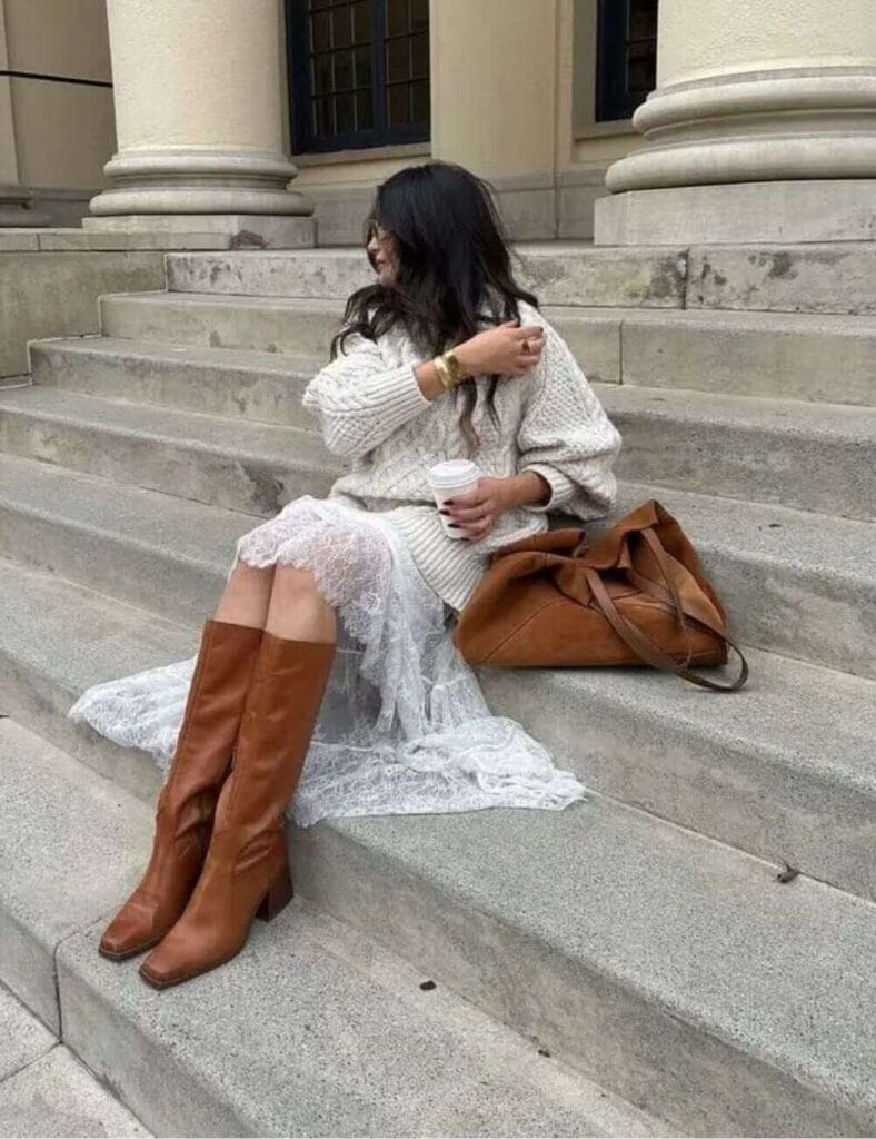 Brown Boots Outfits