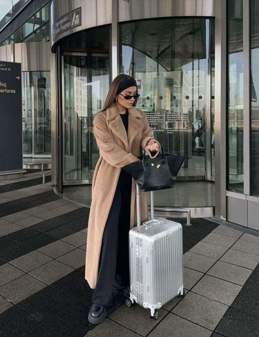 Winter Airport Outfits