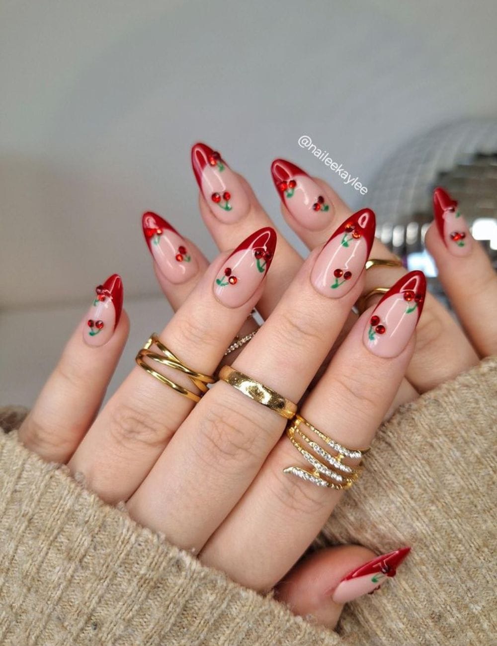 Cherry nails