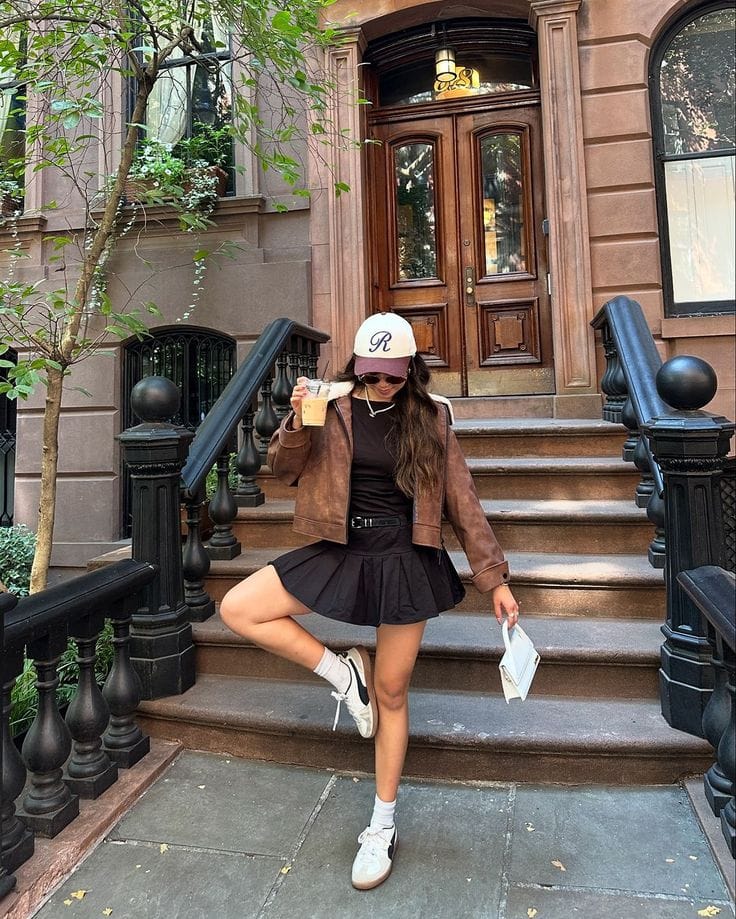 NYC Spring Outfits with Chic Suede & Pleats