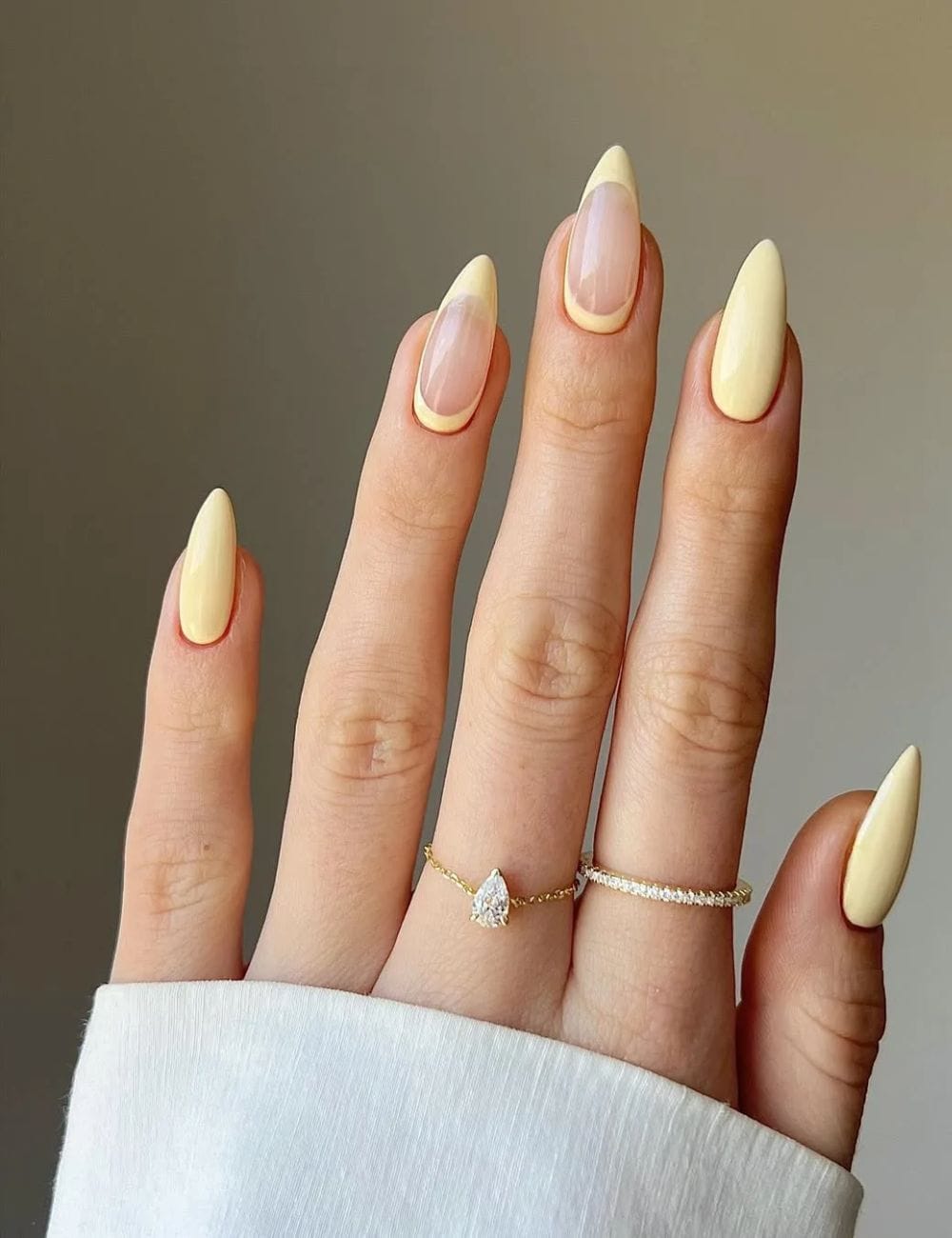 Butter Yellow Nails