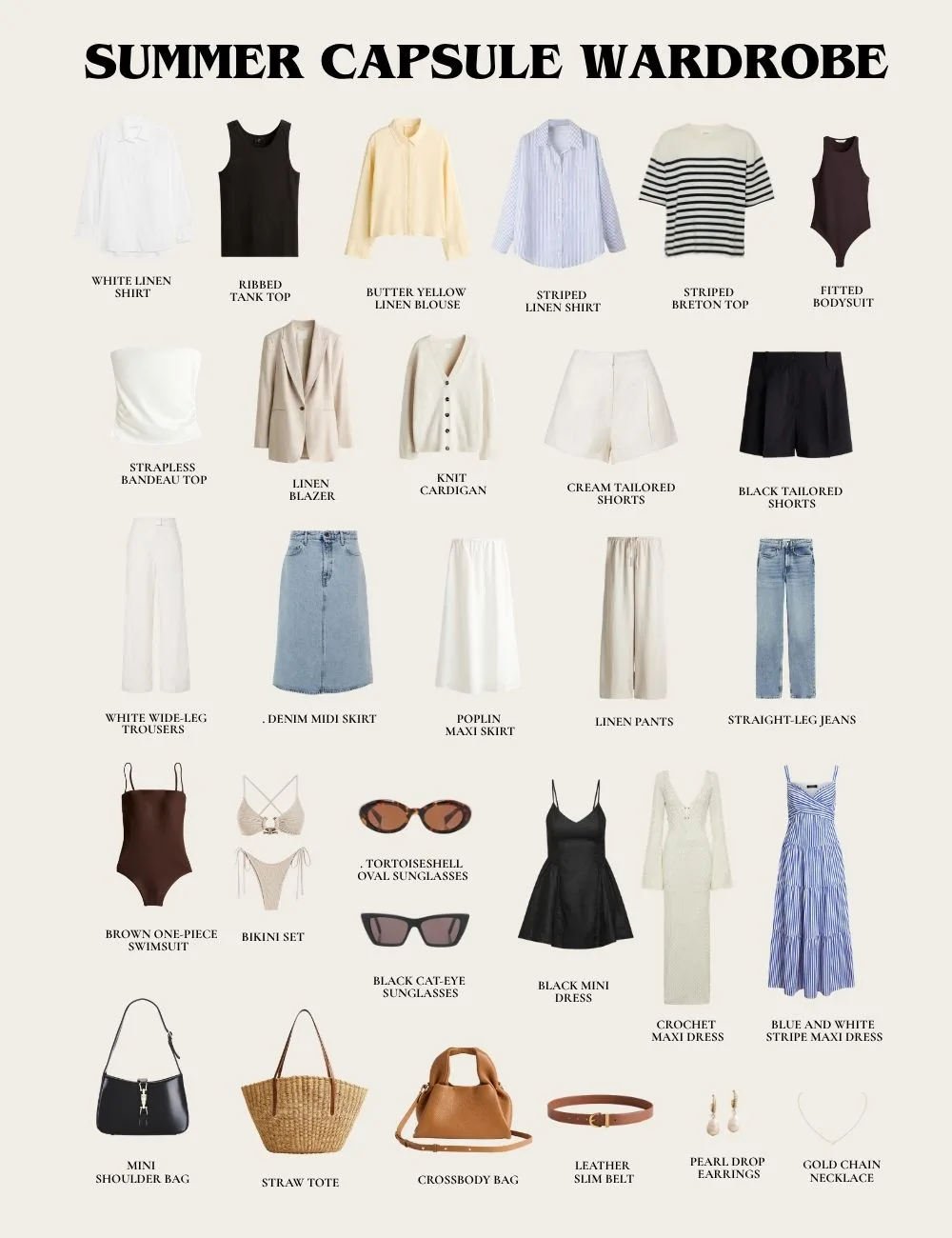 Summer Capsule Wardrobe