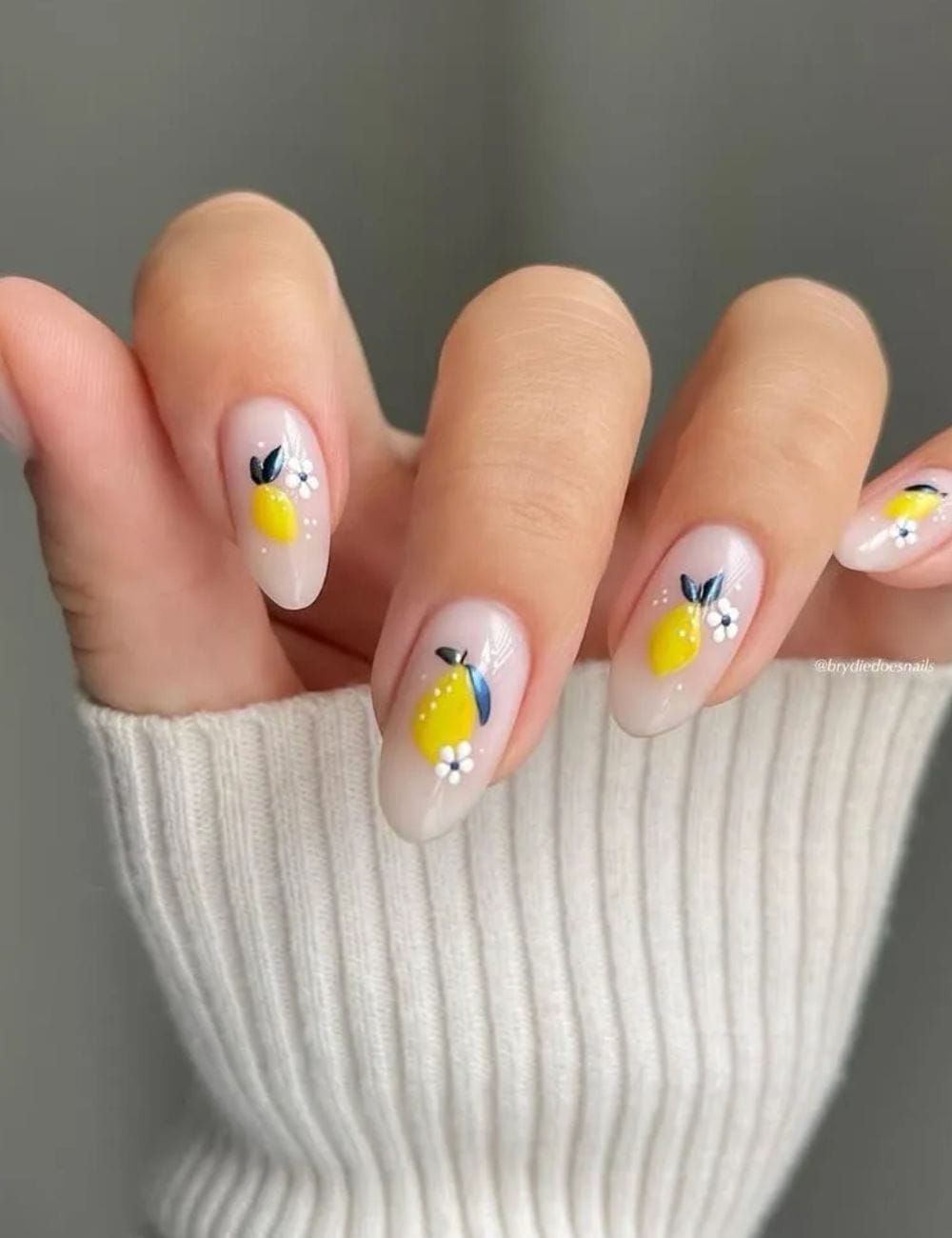 lemon nails