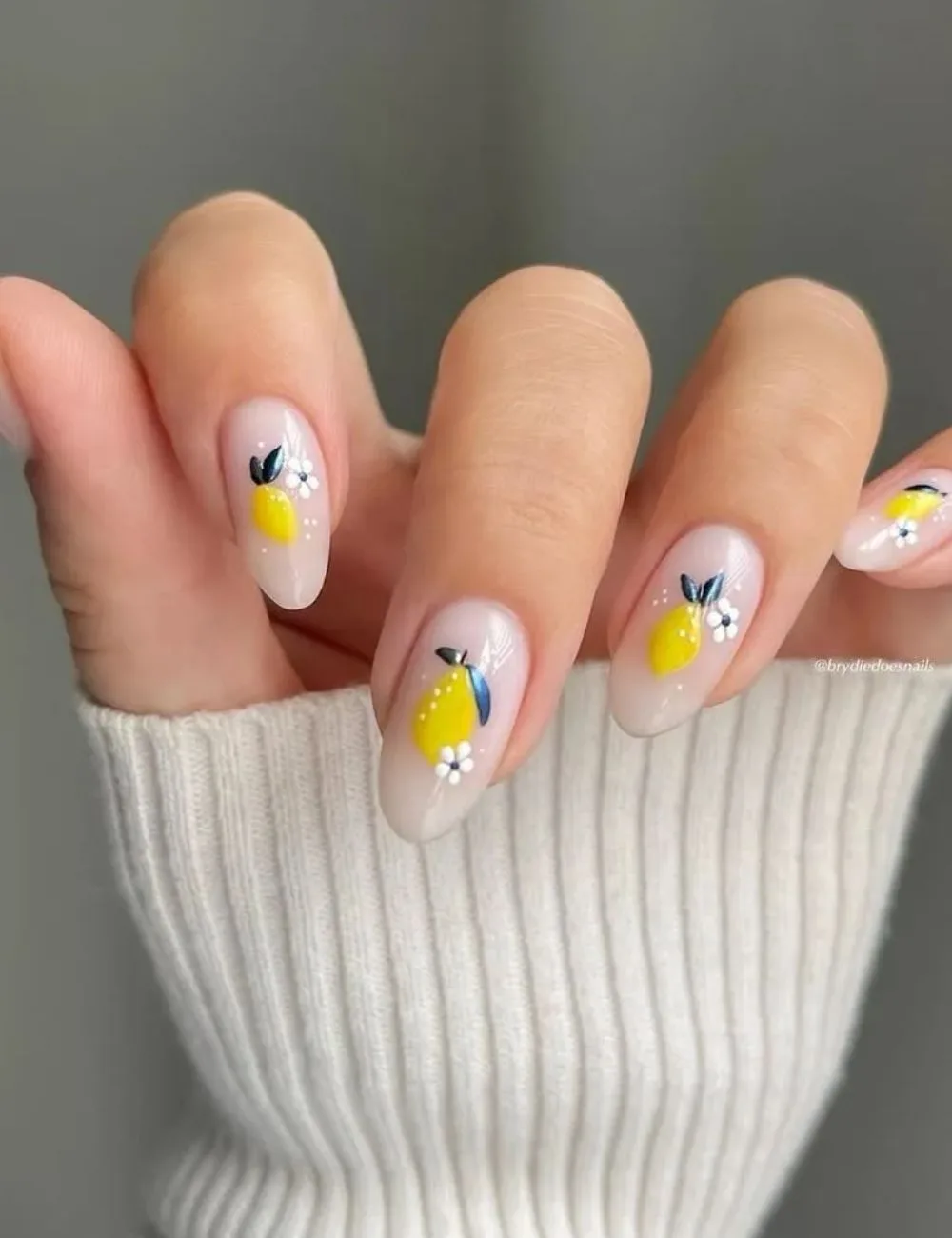 lemon nails