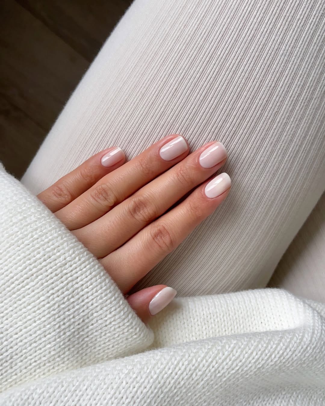 Clean white tip short French nails for a classic nail trend 2026