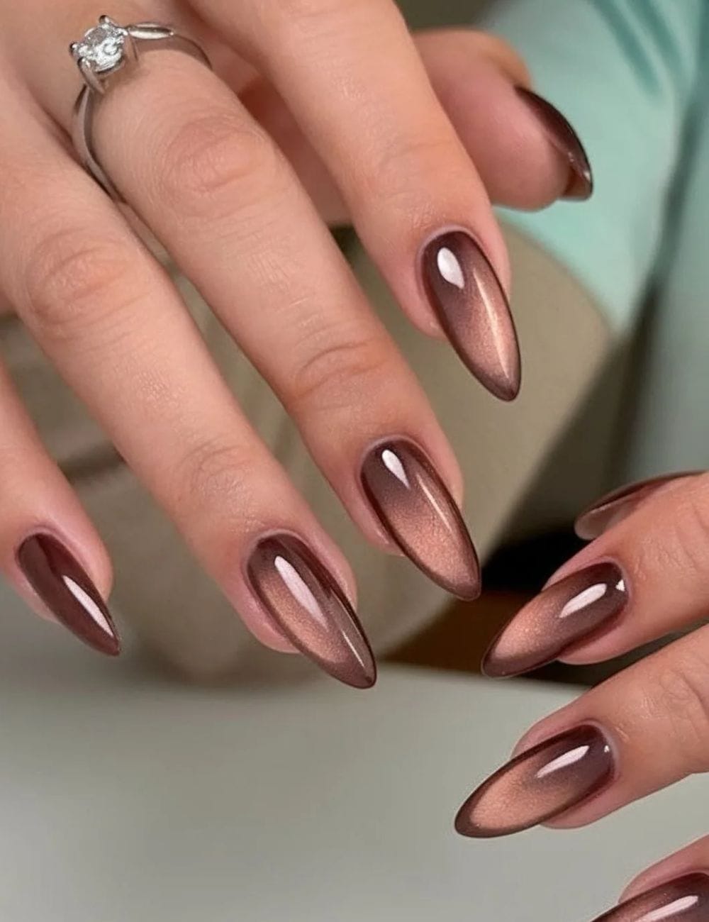 Brown Nails