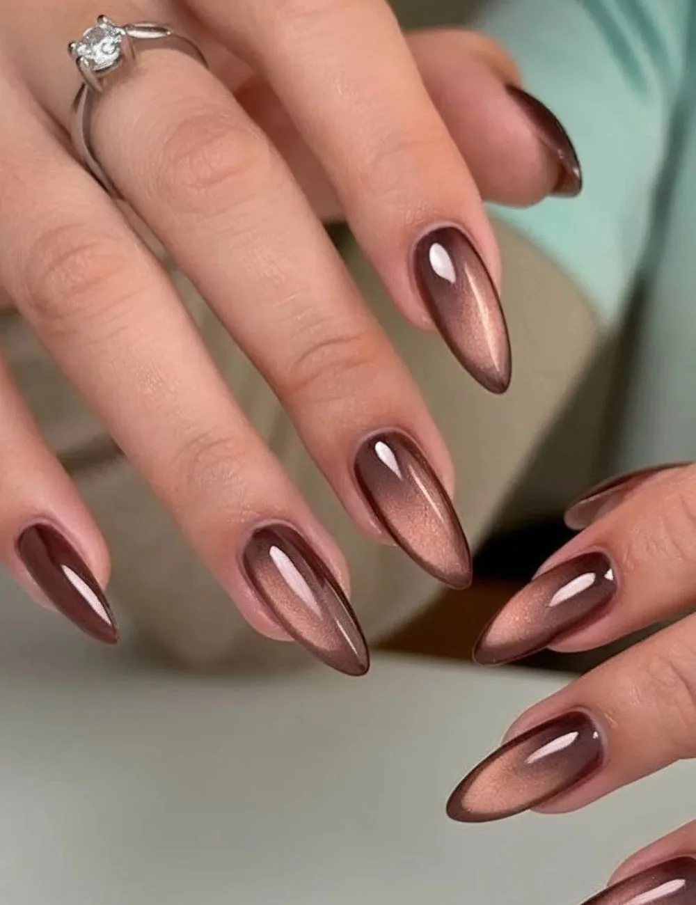 Brown Nails